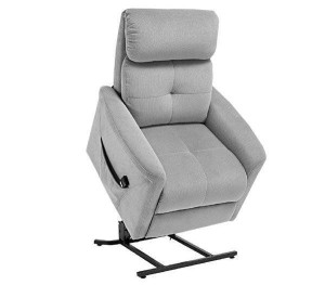 REHASHOP Fauteuil releveur Bruges, 1 moteur Beige en microfibre