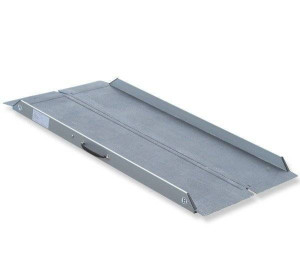 REHASHOP Rampe pour fauteuils roulants facilement pliable 80 x 90 cm