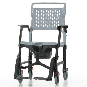 CARELINE Chaise de douche et de toilettes pliable, Juno