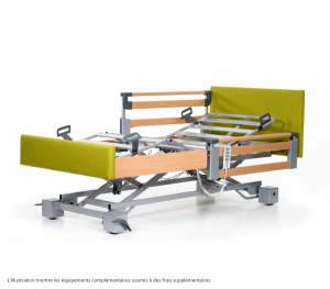 BURMEIER Lit de soins Regia Easy Switch, tissu, similicuir