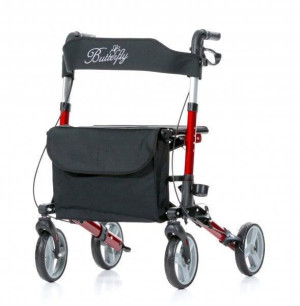REHASHOP Déambulateur léger Butterfly Rouge Standard