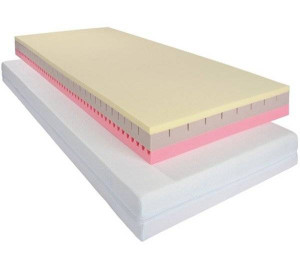 AKS Matelas de soins Puradorm pro 90 x 200 cm Housse anti-allergique Silvercell