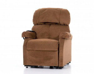 GOLDEN Fauteuil releveur Mini Confort Plus, 1 moteur Taupe R++ Soft Touch