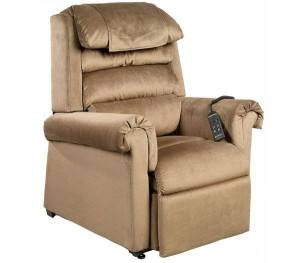 GOLDEN Fauteuil releveur Confort Luxe, 2 moteurs Bronze R++ Soft Touch