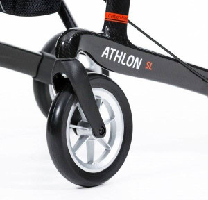 REHASENSE Déambulateur léger Athlon SL Large noir, roues souples