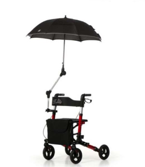 MPB Parapluie pour déambulateur 99 SR Bleu avec bord réfléchissant