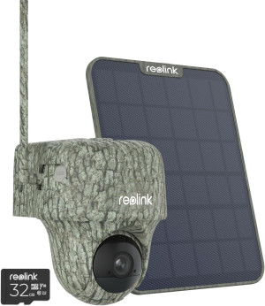 Kamera akumulatorowa z kamuflażem Reolink Go Series G450 obrotowa zewnętrzna z panelem solarnym
