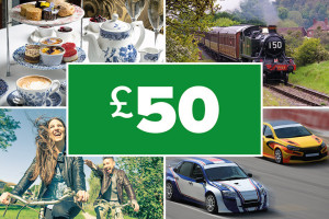 £50 Experience Day Super-Voucher And Choose From Pamper Days And Dining Experiences To Supercar Driving And Adrenaline Filled Activities