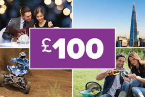 £100 Experience Day Super-Voucher And Choose From An Exciting Range Of Over 1,200 Experience Options At Over 3,000 Locations Nationwide
