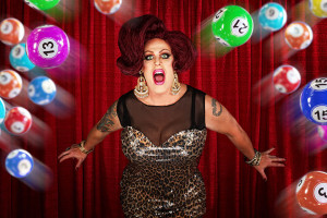 Drag Bingo with Glass of Fizz for Two