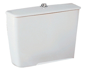 Réservoir simple chasse silencieux ASPIRAMBO perfecto poussoir PORCHER P945101 Blanc