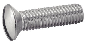 Vis à métaux tête fraisée bombée fendue A4 DIN 964 6X20 boîte de 200 ACTON 642096X20