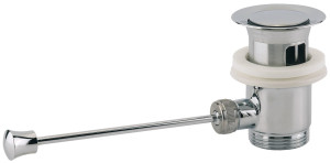 Bonde automatique laiton pour lavabo avec tirette horizontale VALENTIN 00 100300 000 00