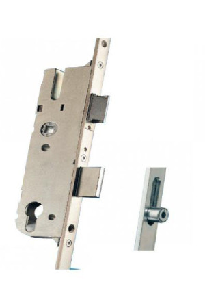Serrure à larder SECURY 45/92 4 galets têtière de 16 mm carré 8 mm L 2285 mm cote D 1050 mm FERCO 6-26461-01-0-1
