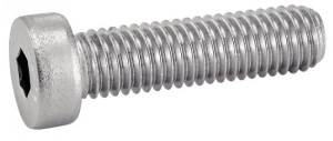 Vis métaux cylindrique hexagonale creuse tête basse inox A2 DIN 7984 5X16 boîte de 200 ACTON 622205X16