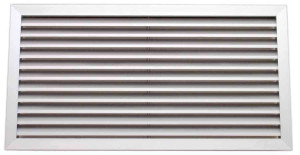 UNELVENT Grille de reprise à ailettes fixes S&P 852020