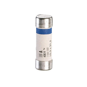 Boite de 10 cartouches cylindriques domestiques 10,3 x 31,5 mm avec voyant 25 A LEGRAND 012725