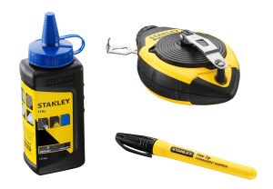 Kit cordeau traçeur 30 m STANLEY FATMAX® 0-47-681 Noir