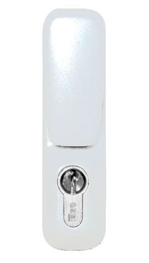 Module bouton tirage fixe à clé Blanc ISEO 94013004