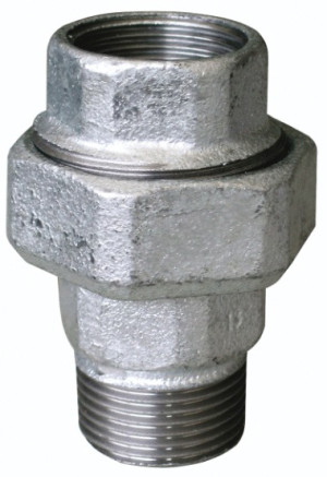 Union à joint conique 341 Mâle Femelle 1 1/2'' 40/49 galvanisé VIRFOLLET 34105007