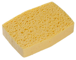 NOTRE SELECTION Sachet de 10 éponges N°4 AZELLA 86 145 x 101 x 27 jaune 393816 Jaune