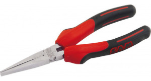 Pince à bec plat chromée polie 160 mm SAM OUTILLAGE 236-16G