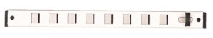Grille glissière 475 x 22 mm blanc RENSON 9100