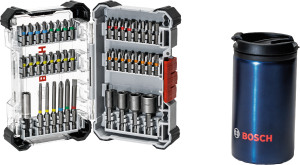 Kit coffret vissage 43 pièces + Mug isotherme BOSCH 061599767L