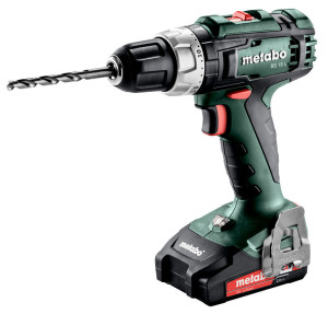 Perceuse-visseuse 18V BS 18 L + 2 batteries 2Ah + chargeur + coffret METABOX METABO 602321500