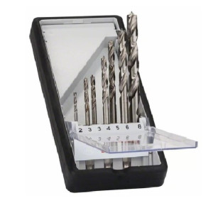 Coffret de 7 mèches à bois hélicoidales 1/4'' BOSCH 2607019923