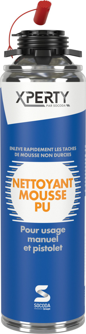 Nettoyant mousse polyuréthane 500 ml XPERTY 109769 Incolore