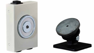 Ventouse murale 50 kg pour maintien porte ouverte 48 V compact PERJES VEM4550BCI48CPA
