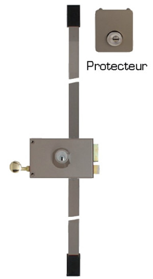 Serrure 3 points MULTILOCK RADIALIS horizontal tirage droite VACHETTE 27316000
