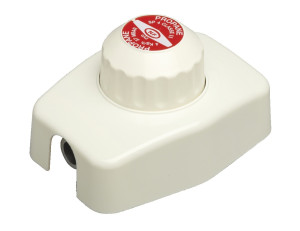 Détendeur de sécurite propane récipient 3kg 37 mbar BANIDES B147703 Blanc