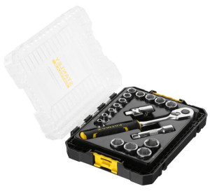 Coffret douilles STAKBOX M 3/8'' jeu de 18 pièces STANLEY FATMAX FMMT98102-0