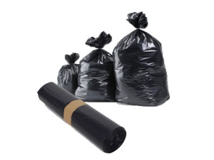 200 sacs poubelle noirs 110 l PEBD standard TOUSSAC SAC110150 Noir