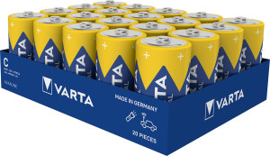 Boîte de 20 piles alcalines INDUSTRIAL Pro 1,5 V LR14 VARTA 4014211111