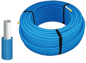 Couronne tube multicouche MULTILAYER PIPE gaine bleu 100 m 16x2 COMISA 87.80.310 Bleu
