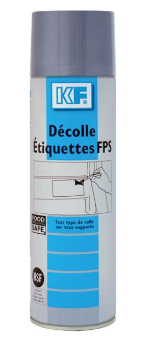 Décolle étiquettes FPS aérosol 650 ml brut / 400 ml net KF 6015 Gris