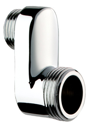 Raccord sanitaire excentré chromé M 1/2'' M 3/4'' L 35 mm (la paire) DELABIE 853327.2P