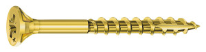 Vis tête fraisée Pozidriv acier bichromaté filetage partiel 5x35-22mm boîte de 500 ROCKET 222303