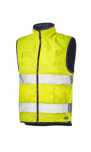 Gilet haute visibilité jaune fluo/gris T2XL DIADORA S.P.A 702.170747.XXL C6191 Jaune fluo