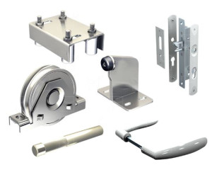 Garniture de portail coulissant 400 kg MANTION 20021RG