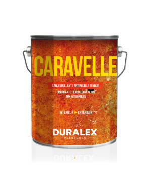Laque brillante antirouille de finition Caravelle bleu vif 1 L DURALEX 108100582 Bleu