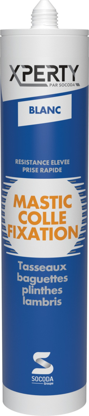 Colle de fixation faiblement solvantée 310 ml XPERTY 109766 Blanc