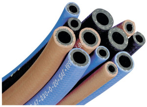 Tuyau de gaz en caoutchouc simple Ø 10 x 16 mm pour acetylène - long.20 m - 20 bars GCE CHARLEDAVE W000010066 Rouge