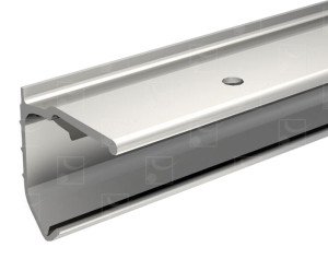 Rail aluminium pour TUBEL 28/28 3 m simple voie MANTION 19/300