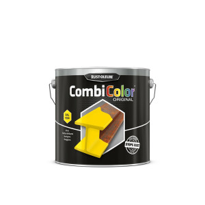 Primaire de protection antirouille et finition CombiColor Original jaune or RAL 1004 seau 2,5 l RUST-OLEUM 7349.2.5 Or
