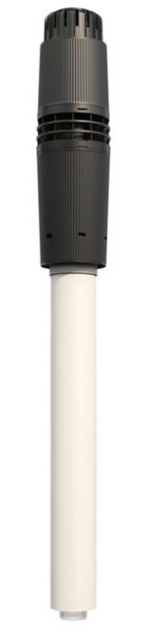 Terminal vertical ROLUX condensation 80/125 mm noir UBBINK 184401 Noir