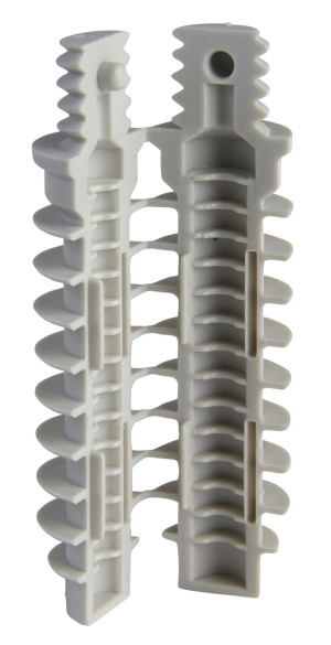 Boite de 100 chevilles filetées perçage 8mm - SCHNEIDER ELECTRIC - ENN48934 Gris